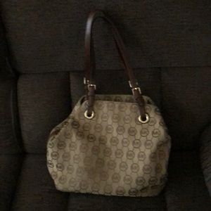 Michael Kors Signature Print Shoulder Bag